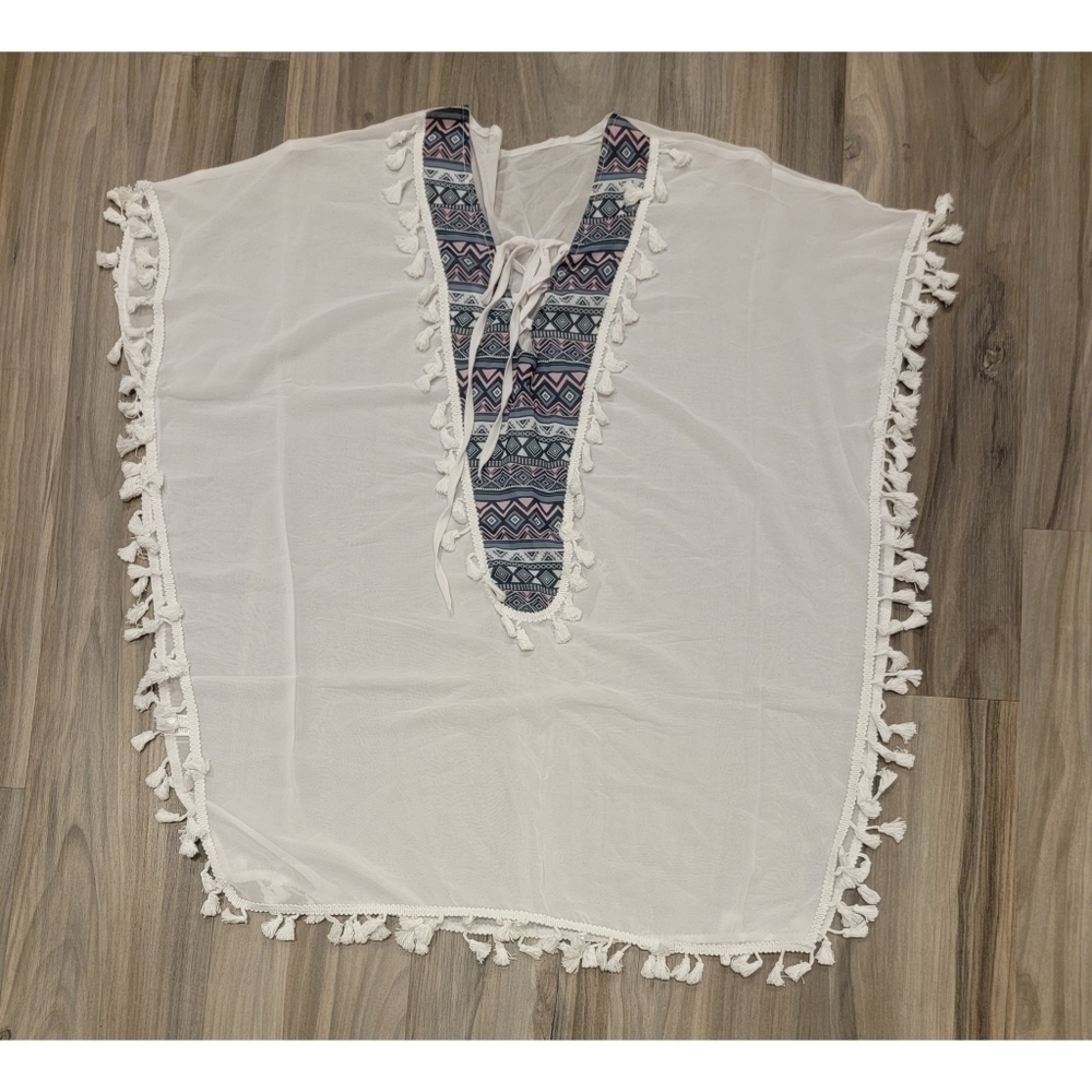 White Sheer Swimsuit Cover
